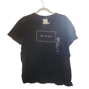 Black “Be Kind” Graphic T-Shirt | Positive Message Tee